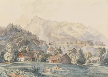 Le village de Gnigl près de Salzbourg